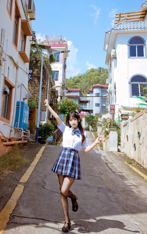 不呆猫 – NO.063 泳衣jk学妹 18